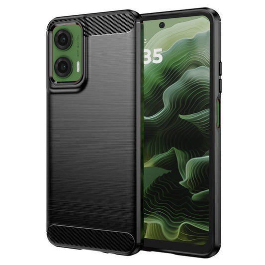 Case for Motorola Moto G35, Techsuit, Carbon, Black
