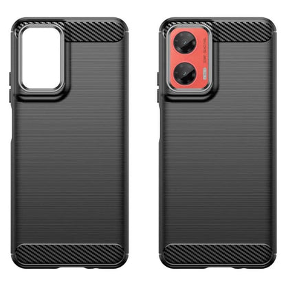 Hülle für Motorola Moto G35, Techsuit, Carbon, Schwarz