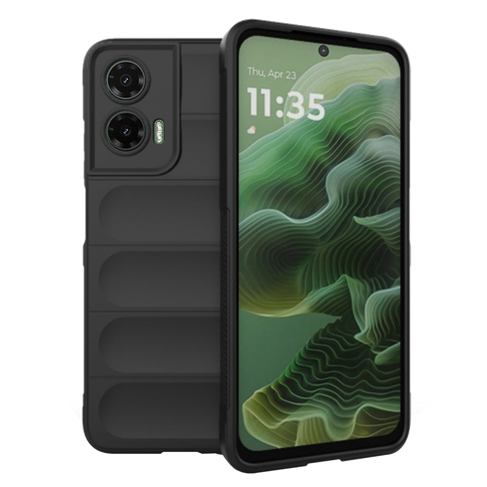 Hülle für Motorola Moto G35, Techsuit, Magic Shield, Schwarz