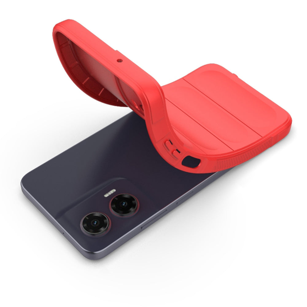 Hülle für Motorola Moto G35, Techsuit, Magic Shield, Schwarz