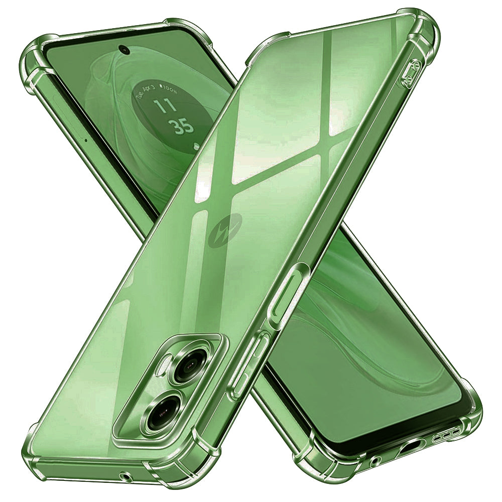 Hülle für Motorola Moto G35, Techsuit, stoßfest klar, transparent
