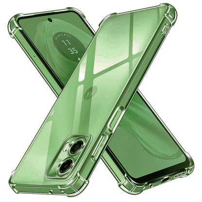 Hülle für Motorola Moto G35, Techsuit, stoßfest klar, transparent
