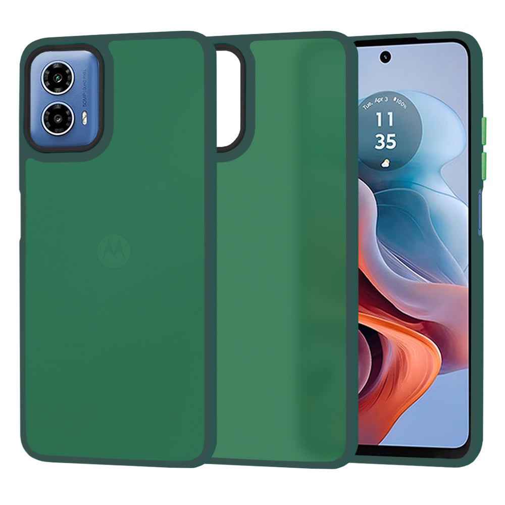 Case for Motorola Moto G45 / G34, Techsuit, HaloFrost, Green