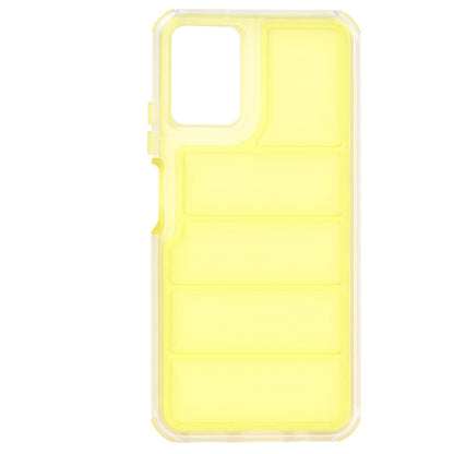 Hülle für Motorola Moto G45 / G34, Techsuit, Wave Shield, Gelb