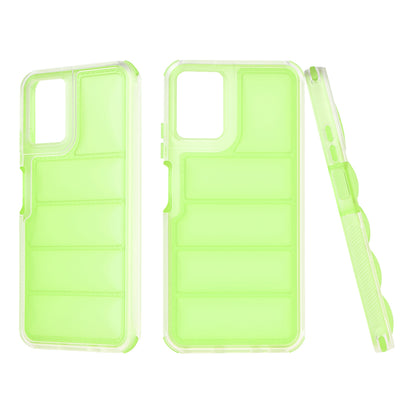 Hülle für Motorola Moto G45 / G34, Techsuit, Wave Shield, Grün