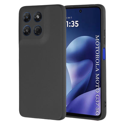 Hülle für Motorola Moto G47 / G37 Power / G37, Techsuit, SoftFlex, Schwarz