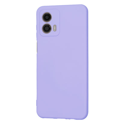 Hülle für Motorola Moto G53, Techsuit, SoftFlex, Hellviolett