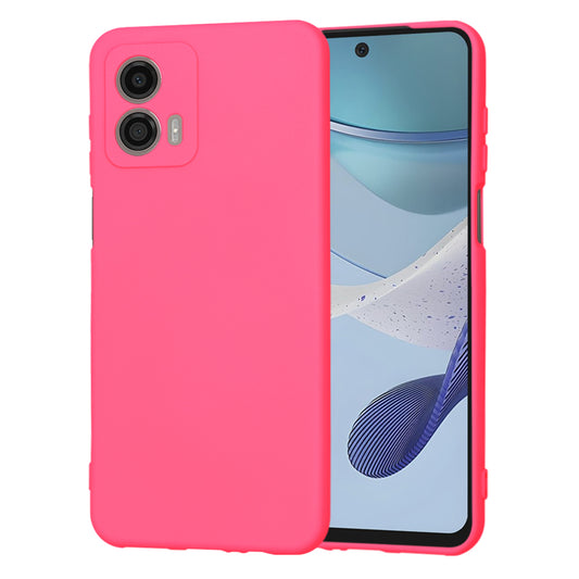 Case for Motorola Moto G53, Techsuit, SoftFlex, Dark Pink