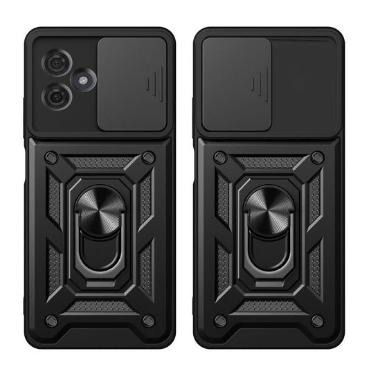 Case for Motorola Moto G54, Techsuit, CamShield, Black