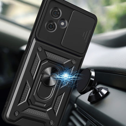 Hülle für Motorola Moto G54, Techsuit, CamShield, Schwarz