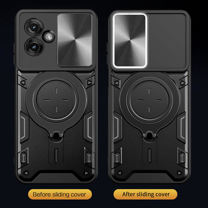 Hülle für Motorola Moto G55, Techsuit, CamGuard Pro, Lila