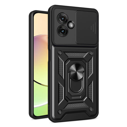 Hülle für Motorola Moto G55, Techsuit, CamShield, Schwarz