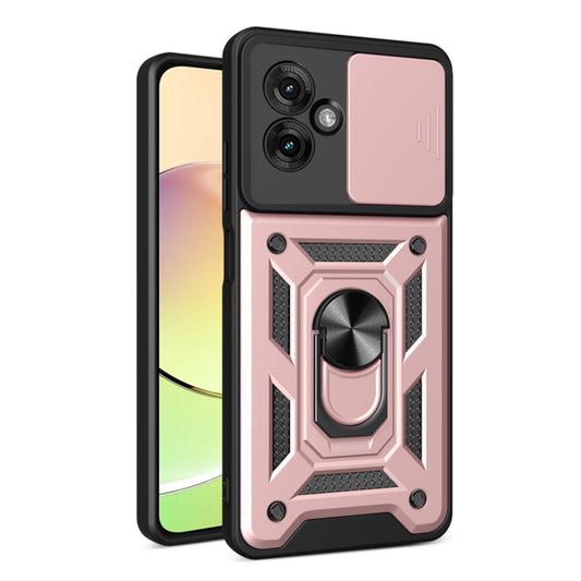Hülle für Motorola Moto G55, Techsuit, CamShield, Rosa