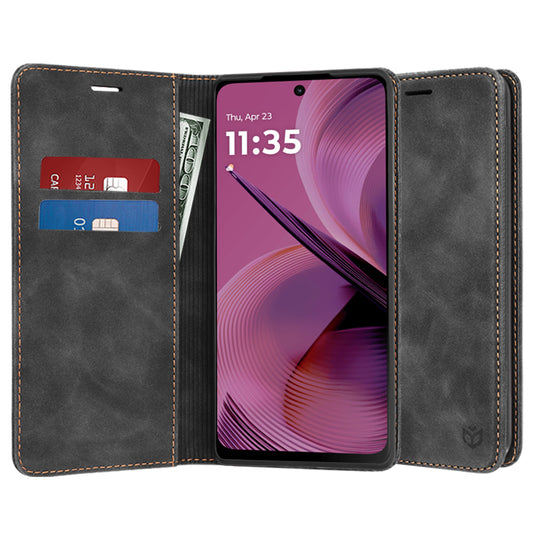 Case for Motorola Moto G55, Techsuit, Confy, Black