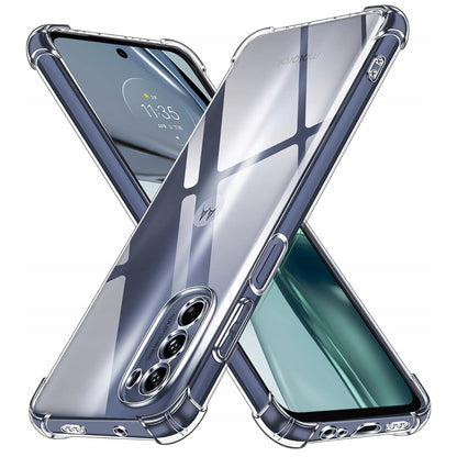 Hülle für Motorola Moto G62 5G, Techsuit, stoßfest klar, transparent