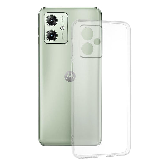 Hülle für Motorola Moto G64 / G54 Power Edition, Techsuit, Klar, Transparent