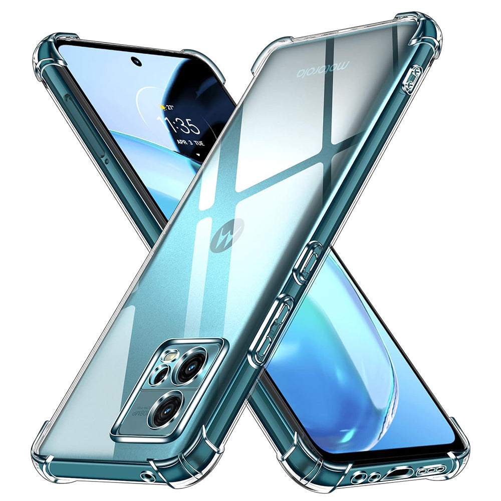 Hülle für Motorola Moto G72, Techsuit, stoßfest klar, transparent