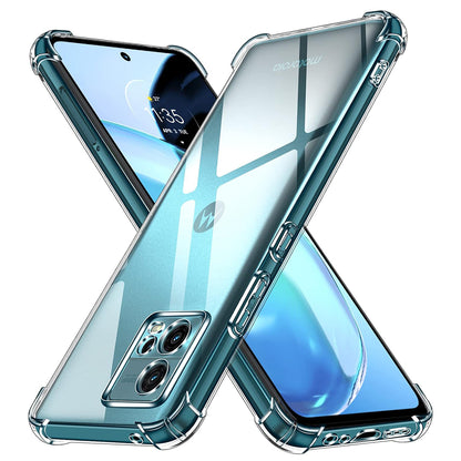 Hülle für Motorola Moto G72, Techsuit, stoßfest klar, transparent