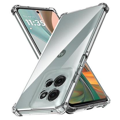 Hülle für Motorola Moto G75, Techsuit, stoßfest klar, transparent