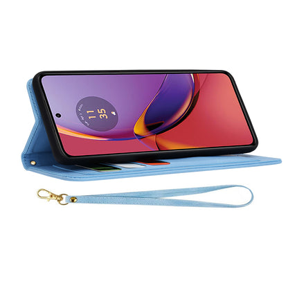 Case for Motorola Moto G84, Techsuit, FlipCraft, Blue