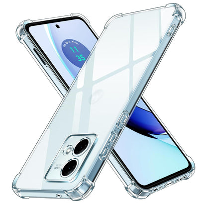 Hülle für Motorola Moto G84, Techsuit, stoßfest klar, transparent