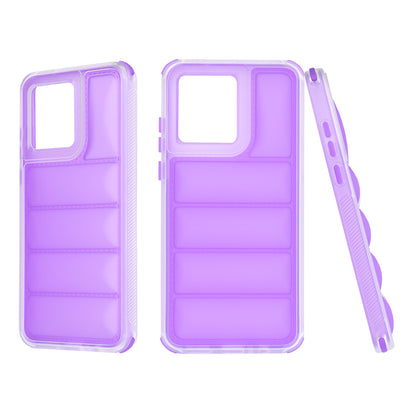 Hülle für Motorola Moto G84, Techsuit, Wave Shield, Lila