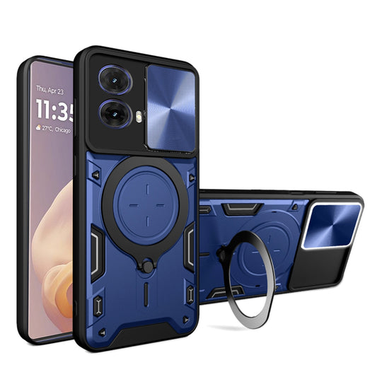 Hülle für Motorola Moto G85, Techsuit, CamGuard Pro, Blau