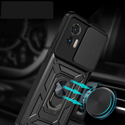 Hülle für Motorola Moto G85, Techsuit, CamShield, Schwarz