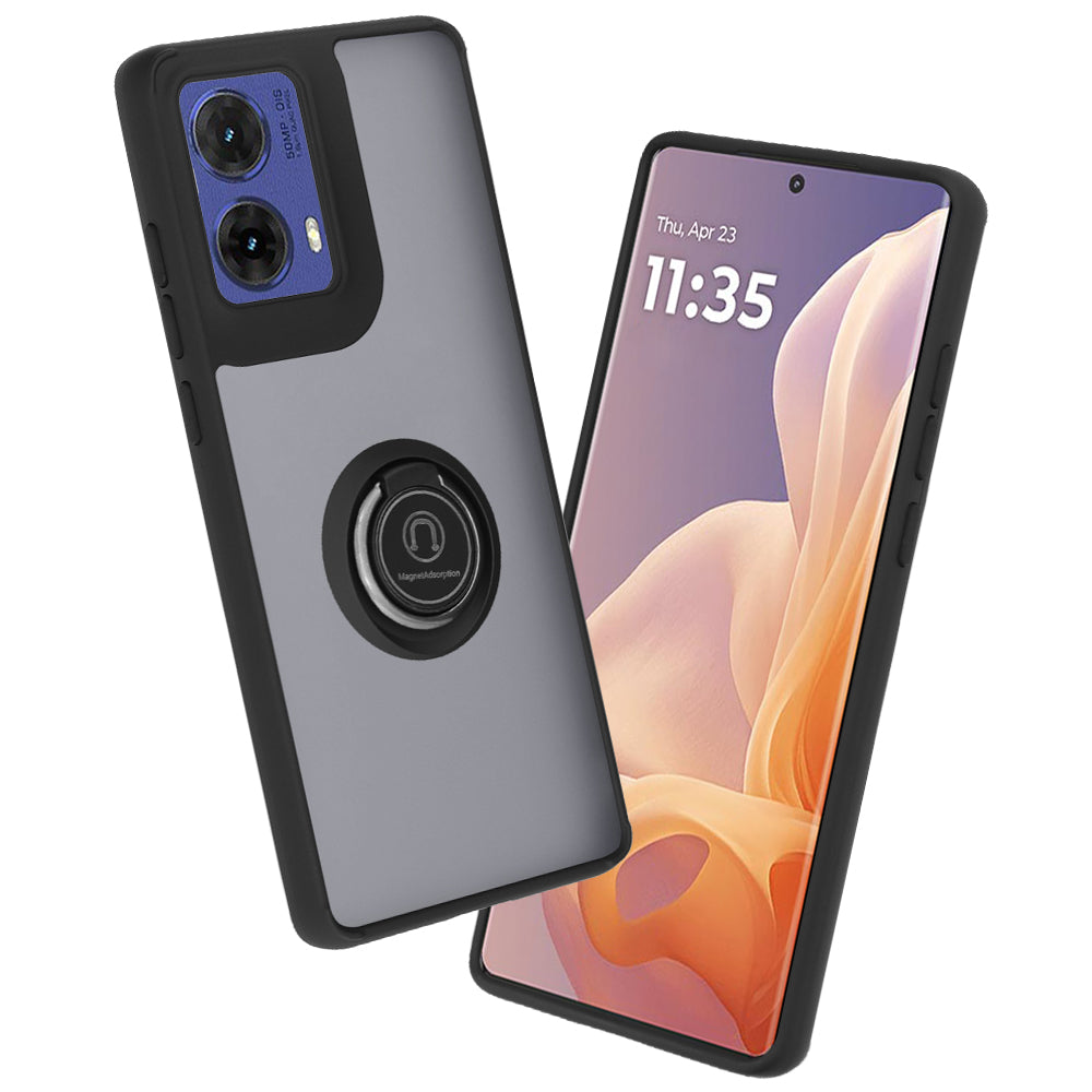 Hülle für Motorola Moto G85, Techsuit, Glinth, Schwarz