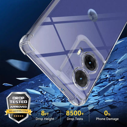 Hülle für Motorola Moto G85, Techsuit, stoßfest klar, transparent