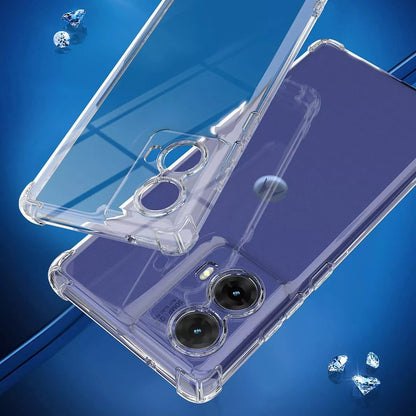 Hülle für Motorola Moto G85, Techsuit, stoßfest klar, transparent