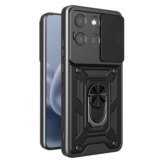 Hülle für Motorola Moto G86 Power, Techsuit, CamShield, Schwarz