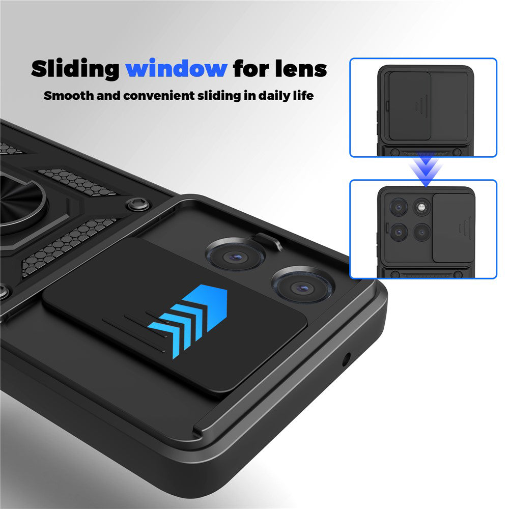 Hülle für Motorola Moto G86 Power, Techsuit, CamShield, Schwarz