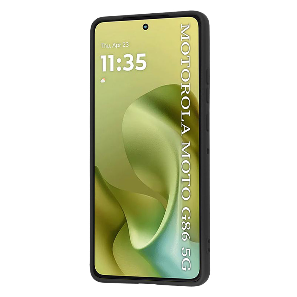 Hülle für Motorola Moto G86, Techsuit, SoftFlex, Schwarz