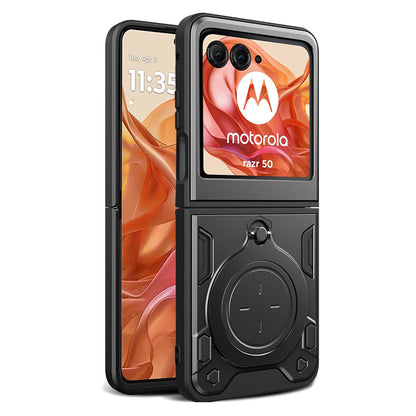 Hülle für Motorola Razr 60 / Razr 50, Techsuit, CamGuard Pro, Schwarz