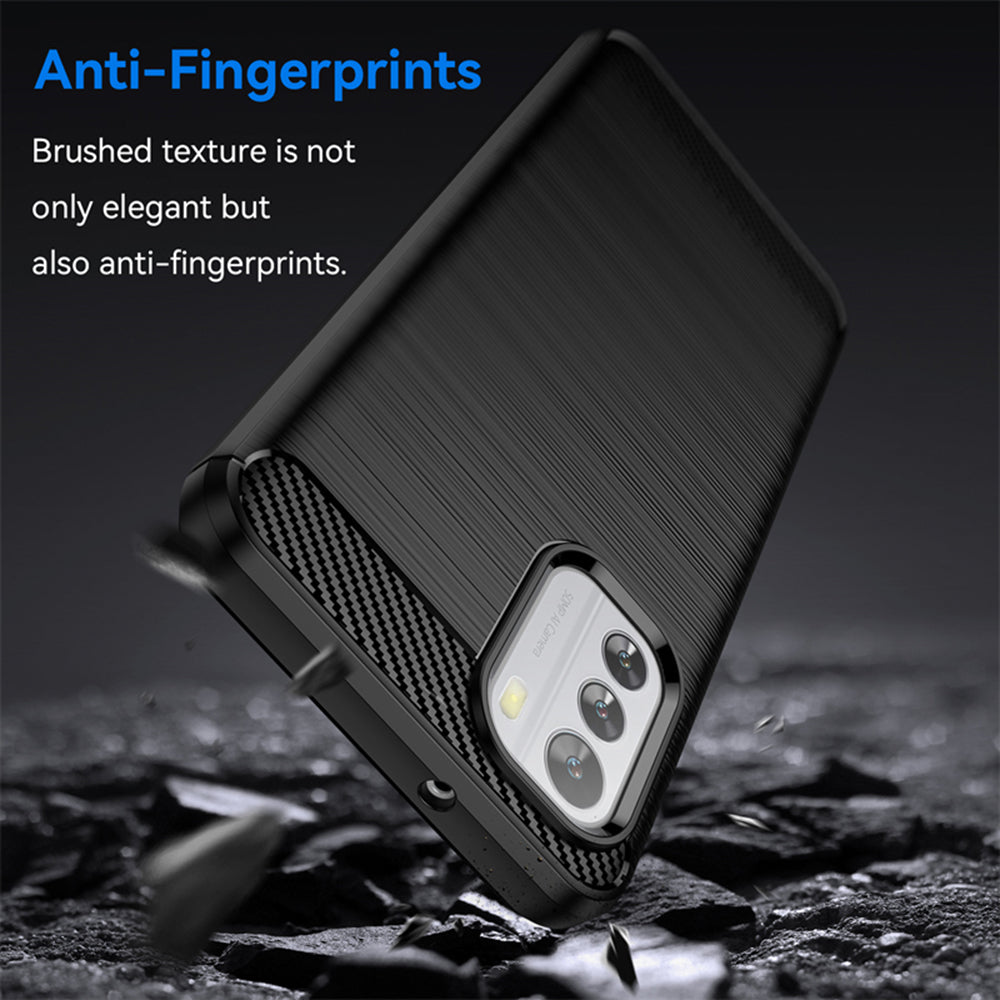 Hülle für Nokia G42, Techsuit, Carbon, Schwarz