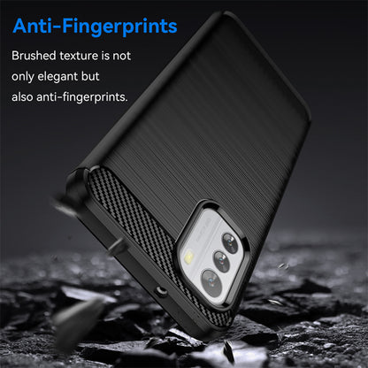 Hülle für Nokia G42, Techsuit, Carbon, Schwarz