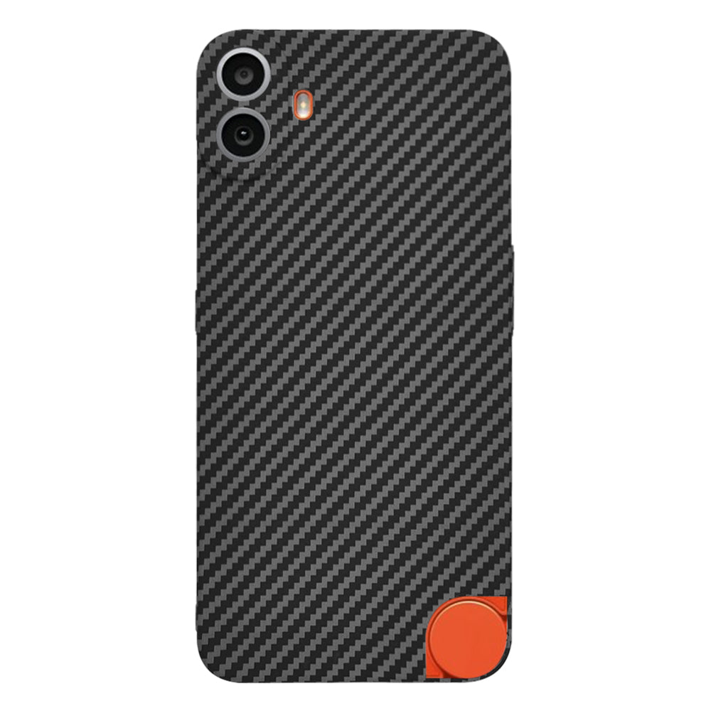 Hülle für Nothing CMF Phone 1, Techsuit, Carbonite FiberShell, Schwarz