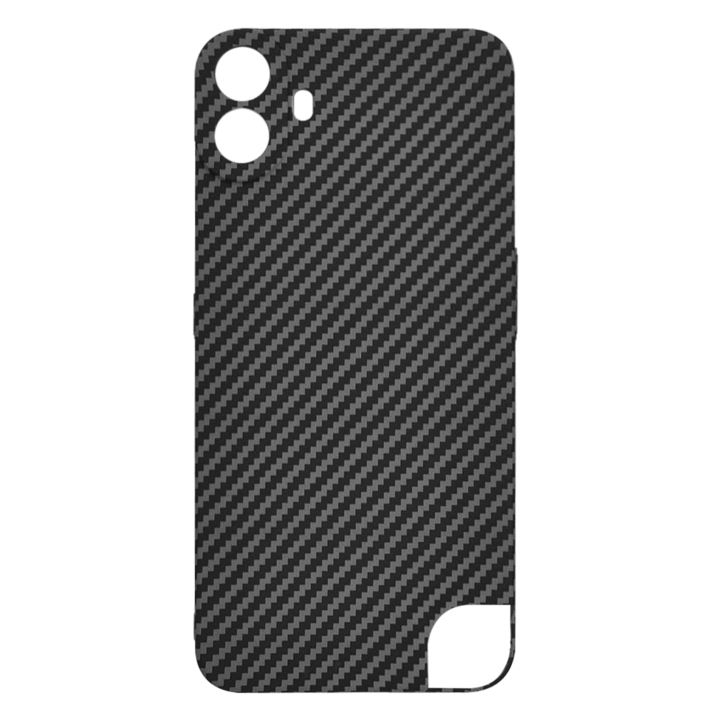 Hülle für Nothing CMF Phone 1, Techsuit, Carbonite FiberShell, Schwarz