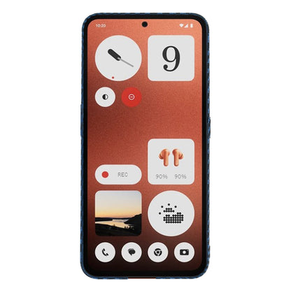 Hülle für Nothing CMF Phone 1, Techsuit, Carbonite FiberShell, Türkis