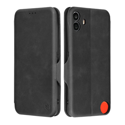 Hülle für Nothing CMF Phone 1, Techsuit, Safe Wallet Plus, Schwarz