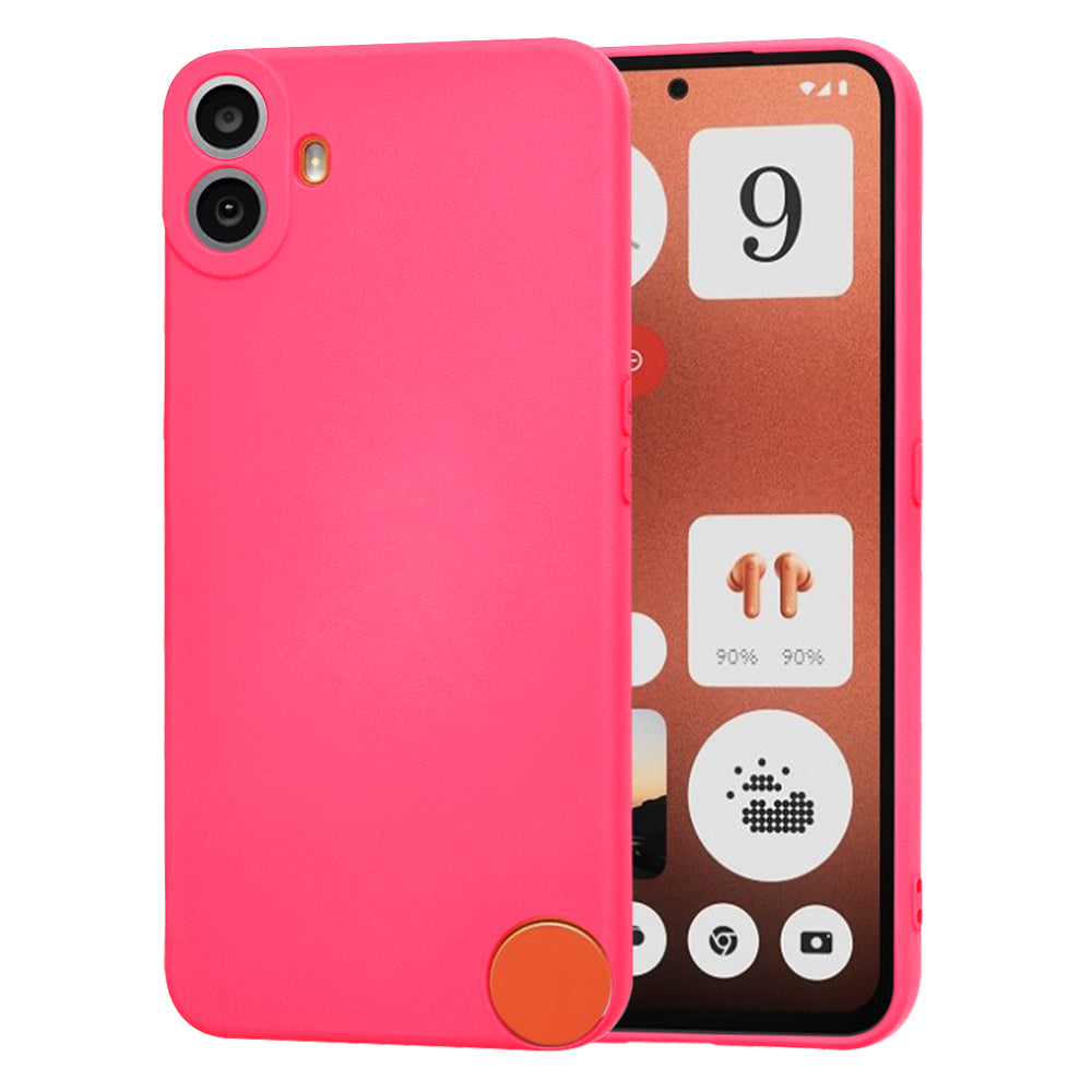 Hülle für Nothing CMF Phone 1, Techsuit, SoftFlex, Dunkelrosa
