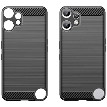 Hülle für Nothing CMF Phone 2 Pro, Techsuit, Carbon, Schwarz