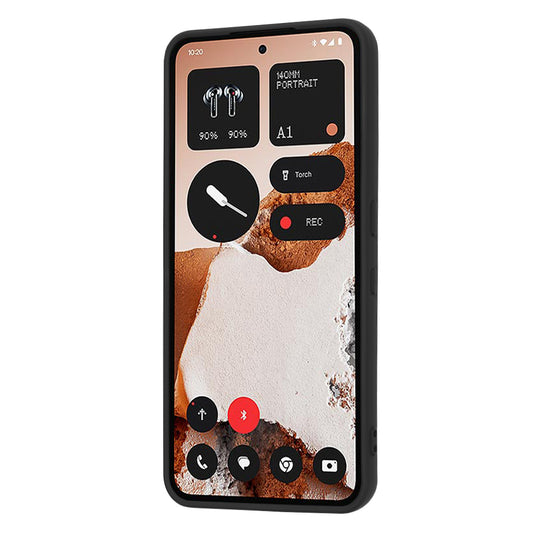 Hülle für Nothing CMF Phone 2 Pro, Techsuit, SoftFlex, Schwarz