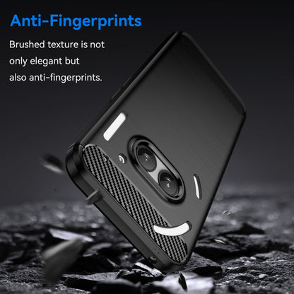 Hülle für Nothing Phone (2a) Plus / Phone (2a), Techsuit, Carbon, Schwarz