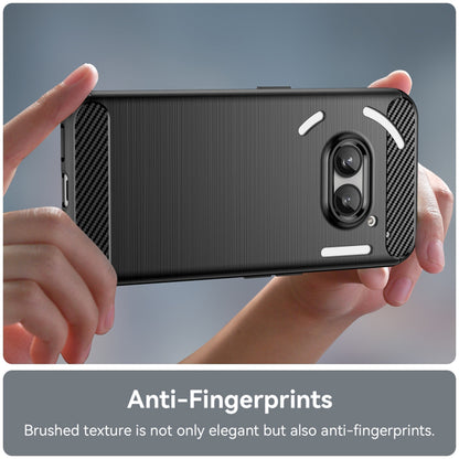 Hülle für Nothing Phone (2a) Plus / Phone (2a), Techsuit, Carbon, Schwarz