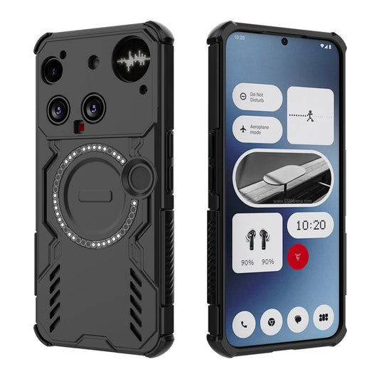 MagSafe-Hülle für Nothing Phone (3), Techsuit, ArmorMag, Schwarz