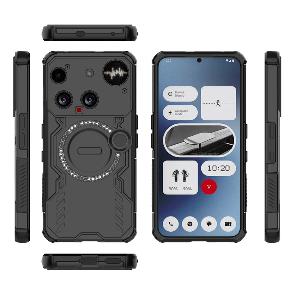 MagSafe Case for Nothing Phone (3), Techsuit, ArmorMag, Black