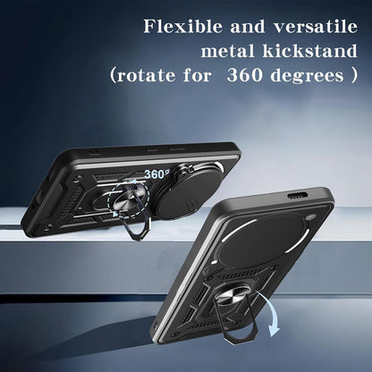 Hülle für Nothing Phone (3a) Pro, Techsuit, CamShield, Grün