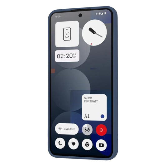 Hülle für Nothing Phone (3a) Pro, Techsuit, SoftFlex, Marineblau